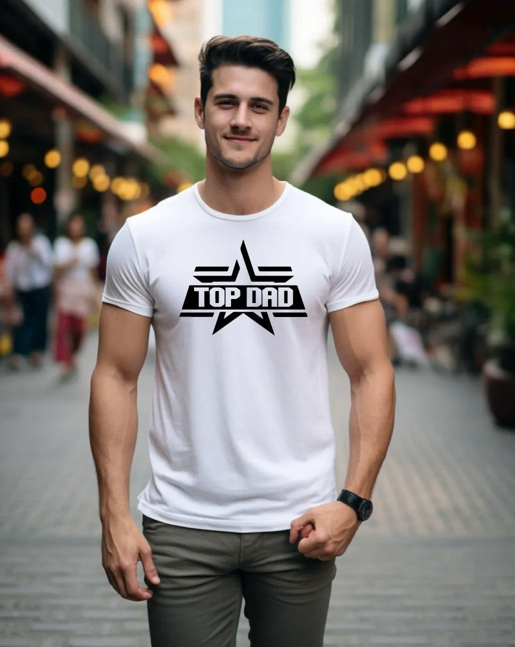 #1 Dad in your life with our hilarious "Top Dad" t-shirt - Father’s Day gift