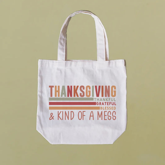 Eco-Friendly Thanksgiving Tote Bag